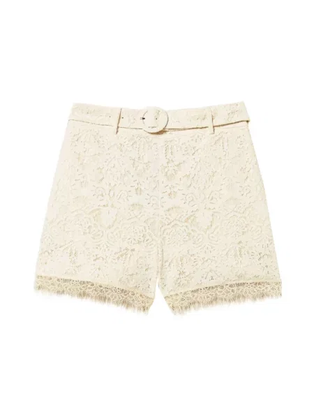 Szorty Twinset koronkowe białe