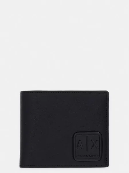 Armani Exchange portfel czarny