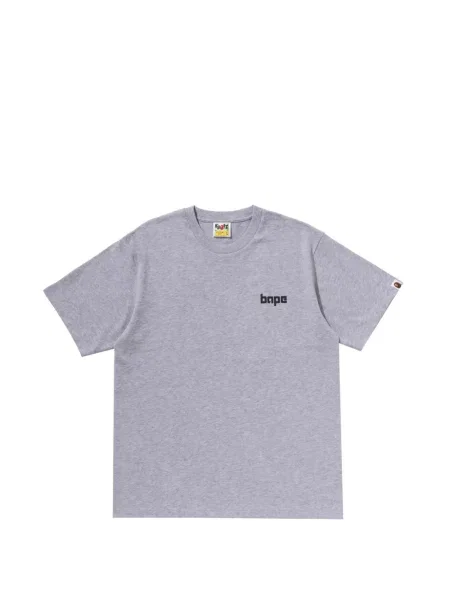 Póló A Bathing Ape® nyomtatás szürke