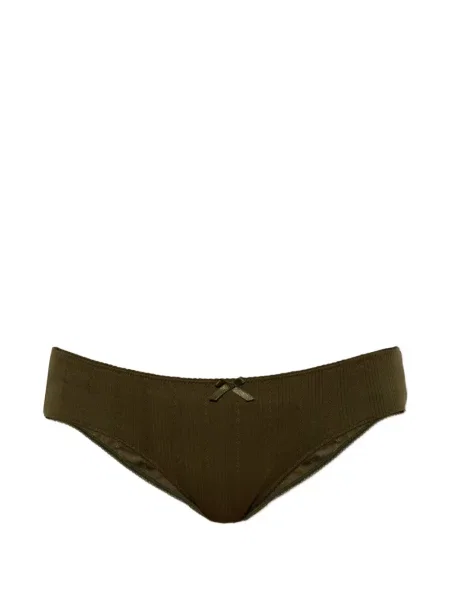 Chiloți briefs Mm6 Maison Margiela tricotate cu autograf verde