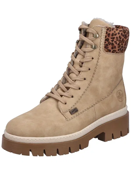 Rieker Botine maro / maro deschis / negru bej