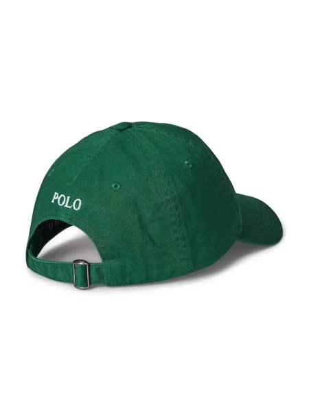 Polo Ralph Lauren czapka z daszkiem z aplikacją zielony