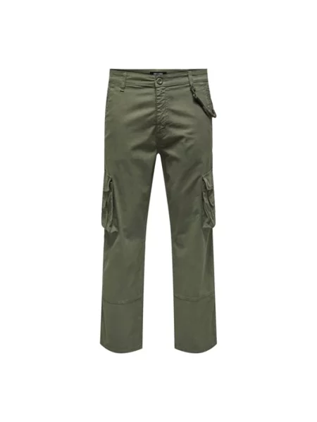 Spodnie cargo Only & Sons zielone