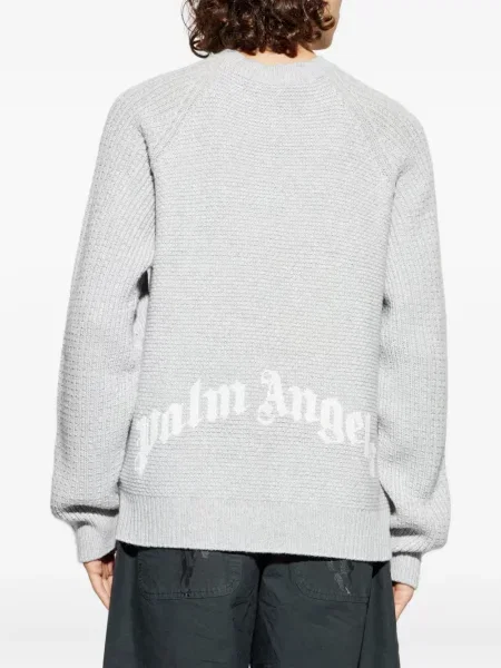 Пуловер Palm Angels сиво