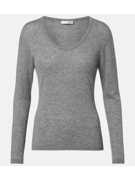 Pulover The Row din cașmir gri