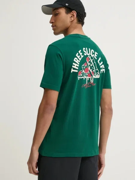 Тениска adidas M L PIZZA TEE с принт зелено