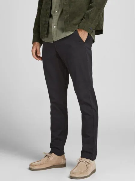 JACK & JONES Chino nadrág Marco Dave' fekete