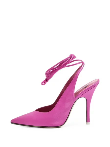 Pantofi cu toc The Attico plic roz