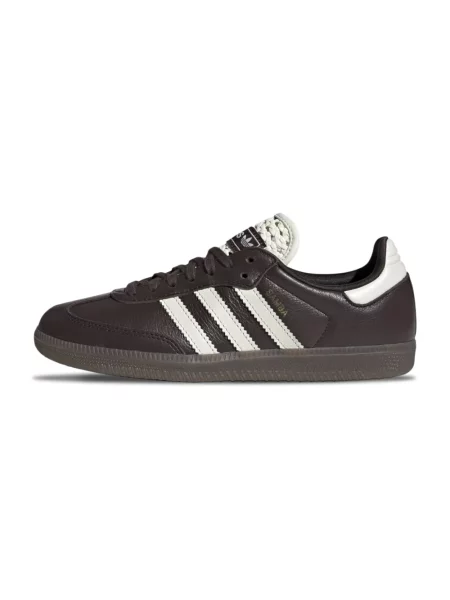 Sneakersy Adidas Samba skórzane brązowe