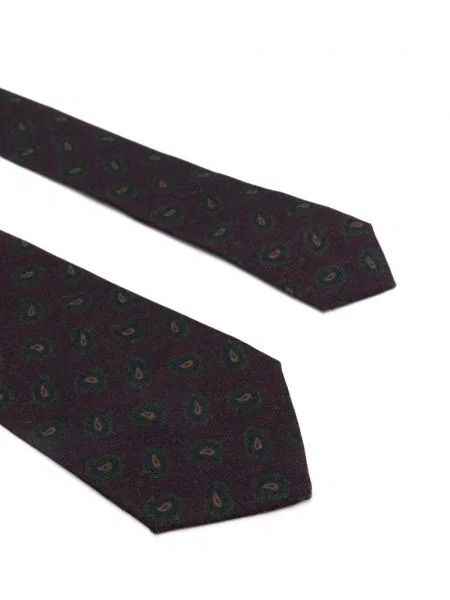 Pledas raštuotas drobė kaklaraištis Polo Ralph Lauren mėlyna