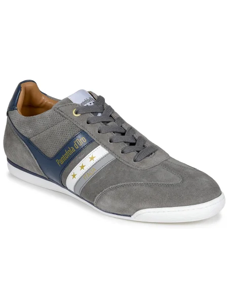 Pantofi Pantofola D'oro din piele de căprioară gri