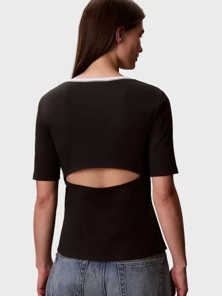 Детская футболка Calvin Klein Jeans черная