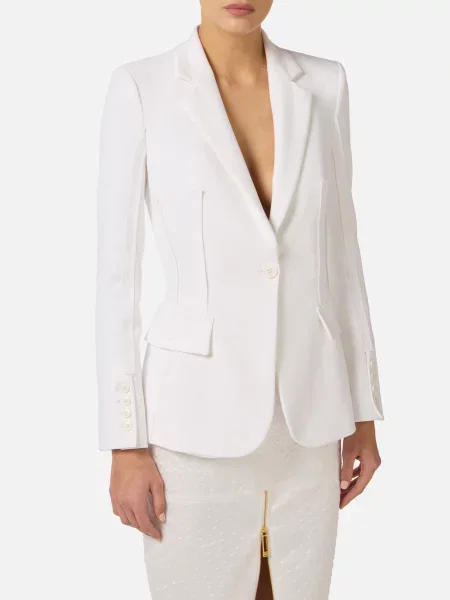 Піджак Elisabetta Franchi білий