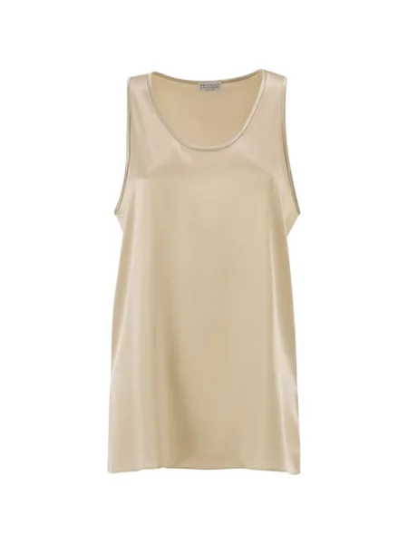 Satynowa bluzka Brunello Cucinelli