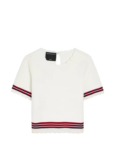 Tricou B.b. Walace cu dungi alb
