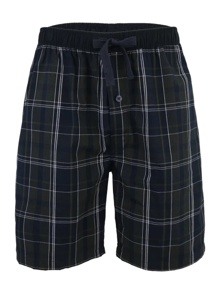 CECEBA Spodnji del pižame mornarska / temno zelena bela