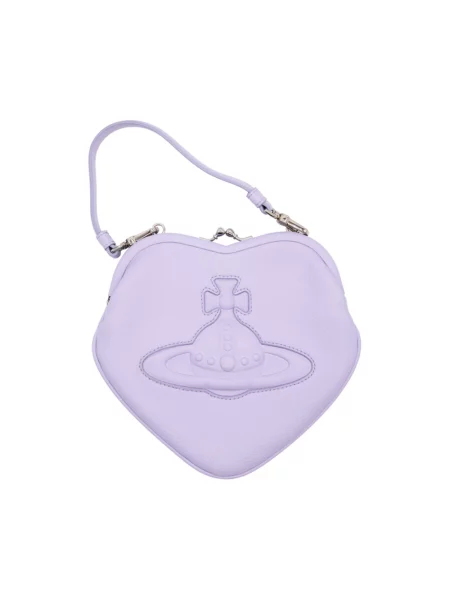 Portfel Vivienne Westwood w serca fioletowy