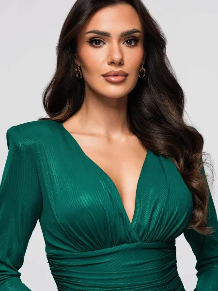 Rochie de seară Edoti verde