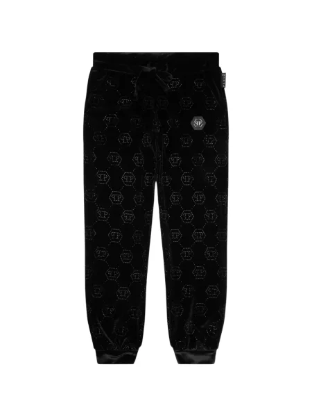 Dětské kalhoty Philipp Plein černé
