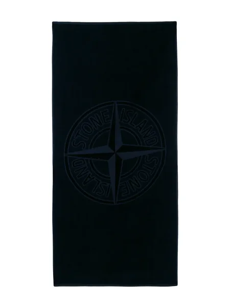 Szlafrok dziecięcy Stone Island niebieski