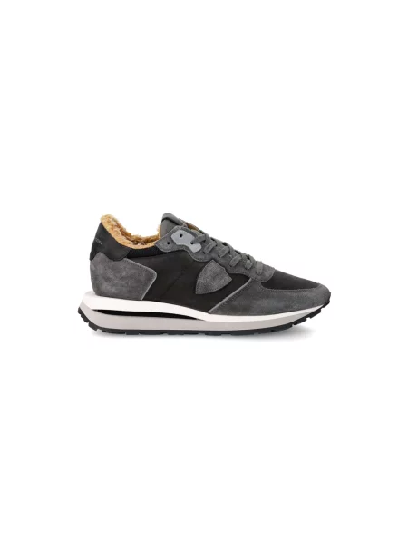 Buty do biegania Philippe Model zamszowe do biegania szare