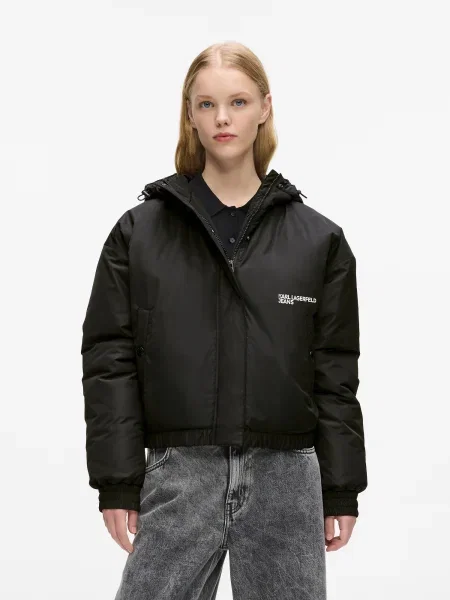 Farmer dzseki Karl Lagerfeld Jeans fekete