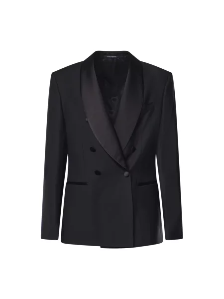 Garnitur Dolce And Gabbana wełniany czarny