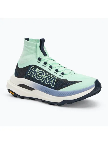 Дамски обувки за бягане HOKA Tecton X 3 mint fluorite/varsity navy зелено
