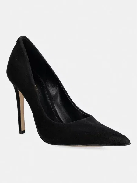 MICHAEL Michael Kors pantofi cu stiletto din piele întoarsă Elyse High Pump negru