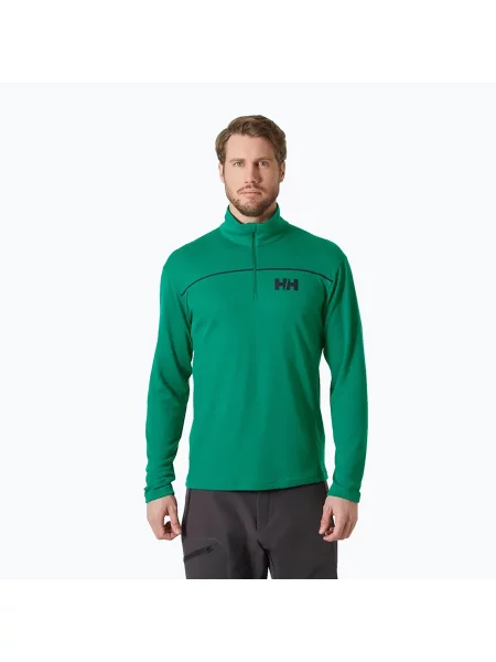 Мъжки суитшърт за ветроходство Helly Hansen HP Zip Pullover emerald зелено