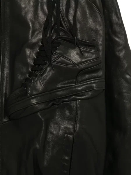 Geanta de piele Doublet negru