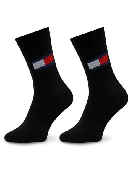Tommy Jeans Șosete lungi negru