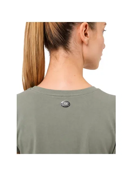 Scurt tricou Leone 1947 cu mâneci scurte verde