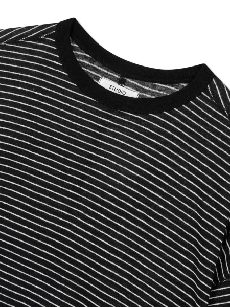 Scurt tricou Tomboy negru