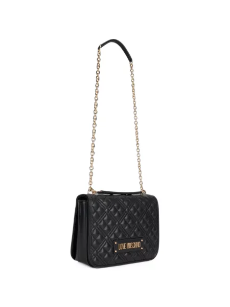 Matlasat colier Love Moschino negru
