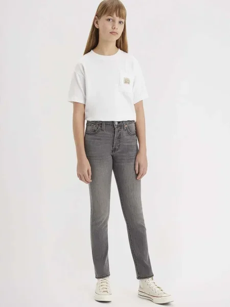 Levi's Detské rifle sivá