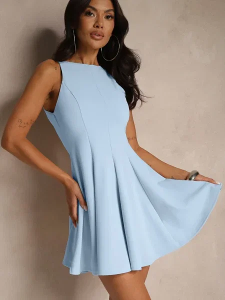 Rochie Miliviela deschis albastru