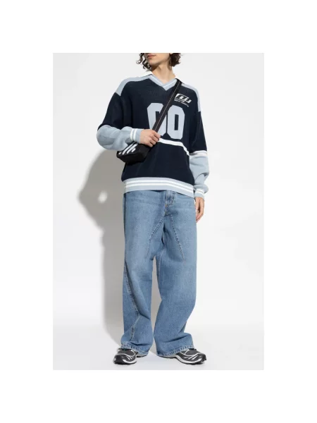 Sweter Off-white z logo biały
