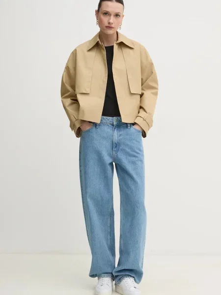 Calvin Klein Jeans Tričko Logo čierna