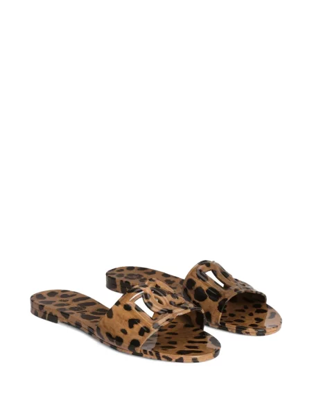 Papuci Dolce & Gabbana cu imagine maro