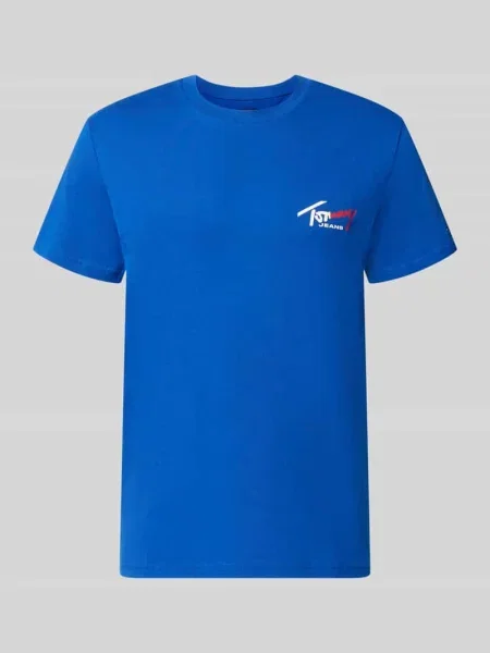 T-shirt o kroju slim fit z czystej bawełny Tommy Jeans