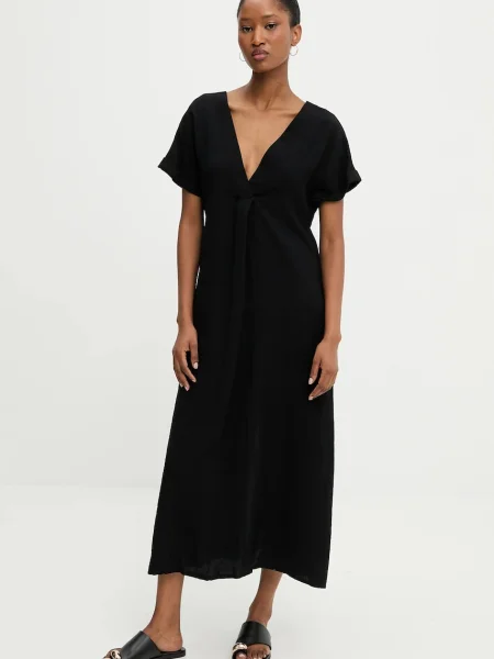 Šaty Answear Lab midi černá