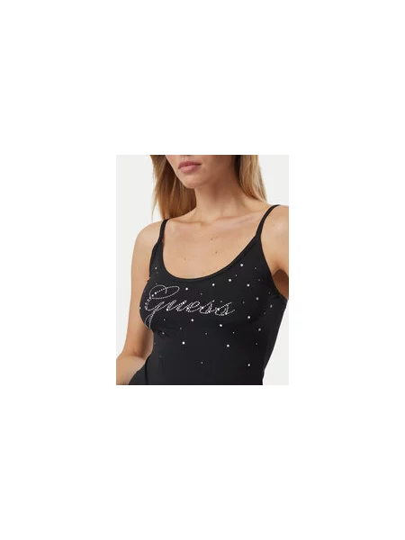 Pizsama Guess Underwear fekete
