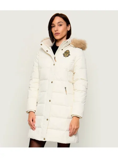 LAUREN RALPH LAUREN De puf palton alb