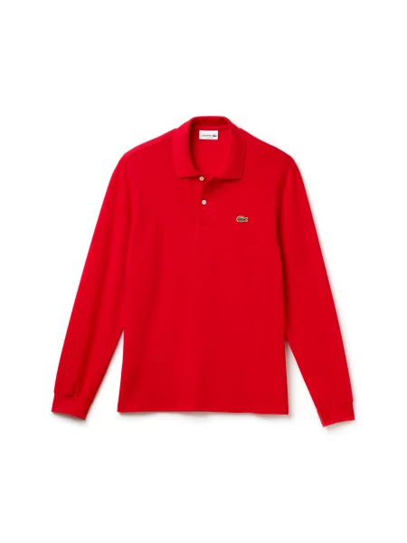 Поло Lacoste красное