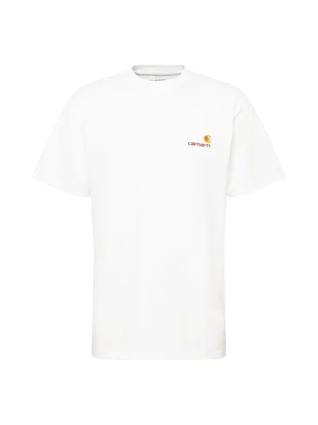 Carhartt WIP Tricou American auriu / roşu închis alb