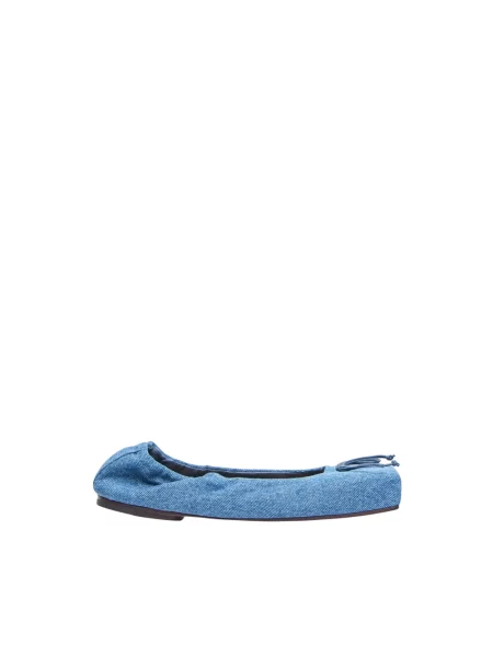 Balerinki Jacquemus niebieskie