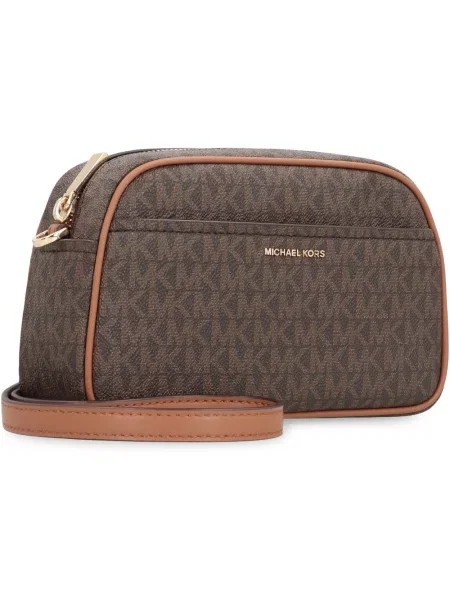 Michael Kors Torebki Kobieta ONE SIZE Skóra Listonoszka z powlekanej drukowanej tkaniny brązowy