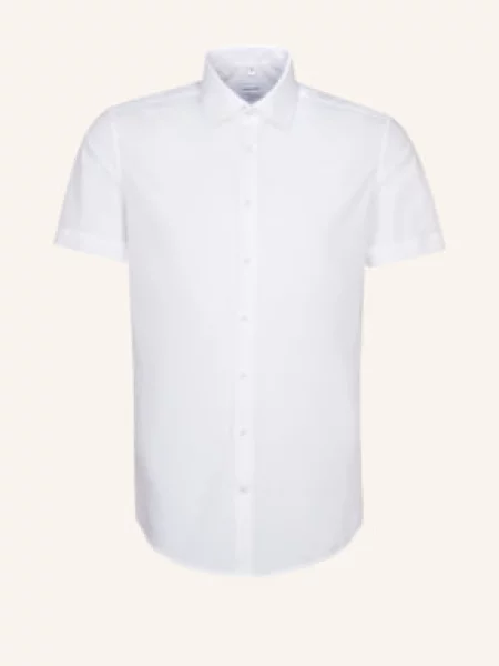 Seidensticker Koszula Biznesowa O Kroju Slim Fit weiss biała