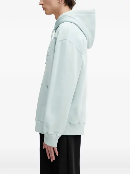 Hoodie Mm6 Maison Margiela με αυτόγραφο μπλε